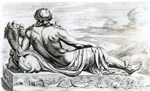 Fiume Nilo, c.1653 da Francois Perrier